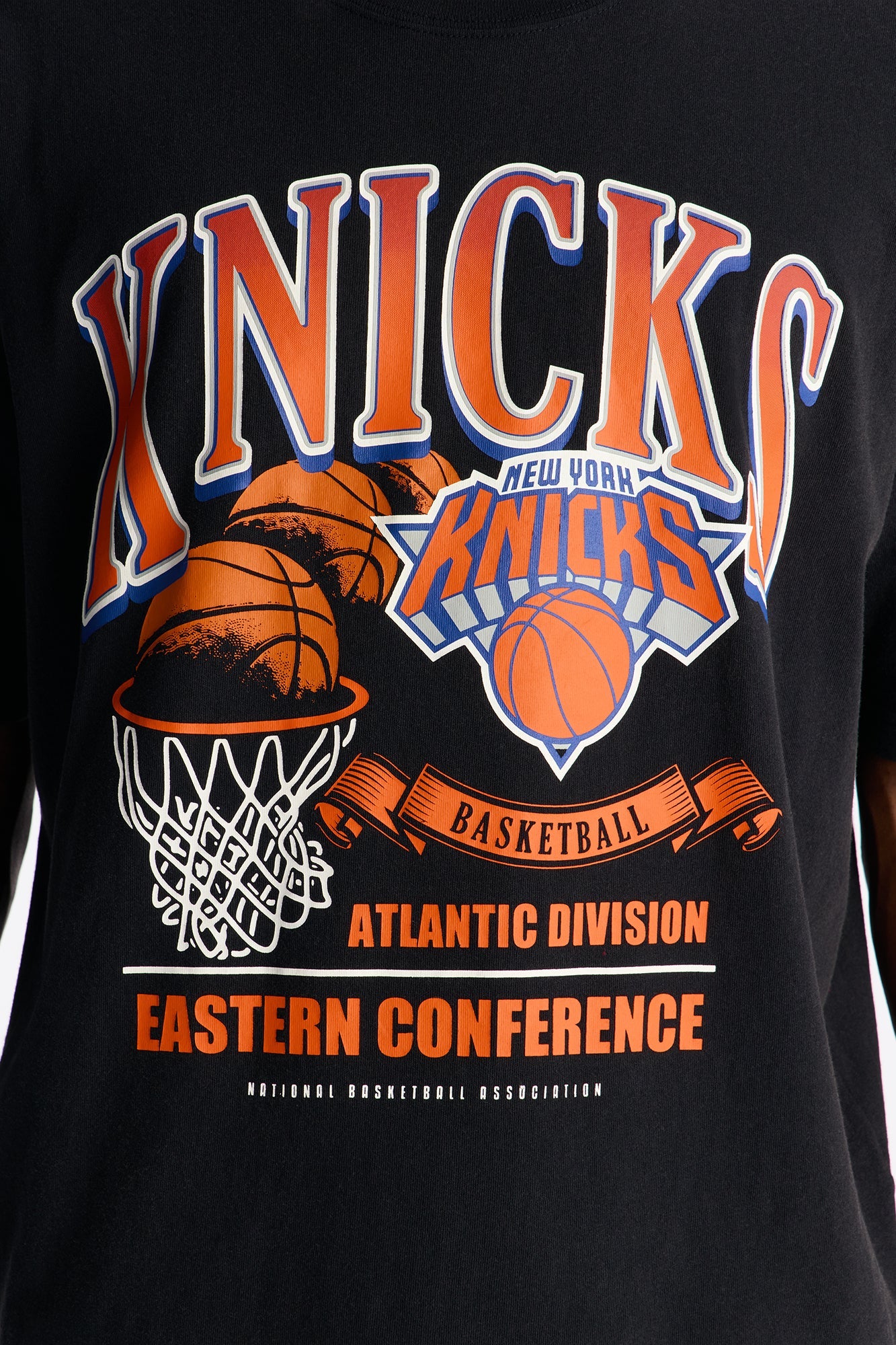 Knicks For The City Short Sleeve Tee - Black Wash