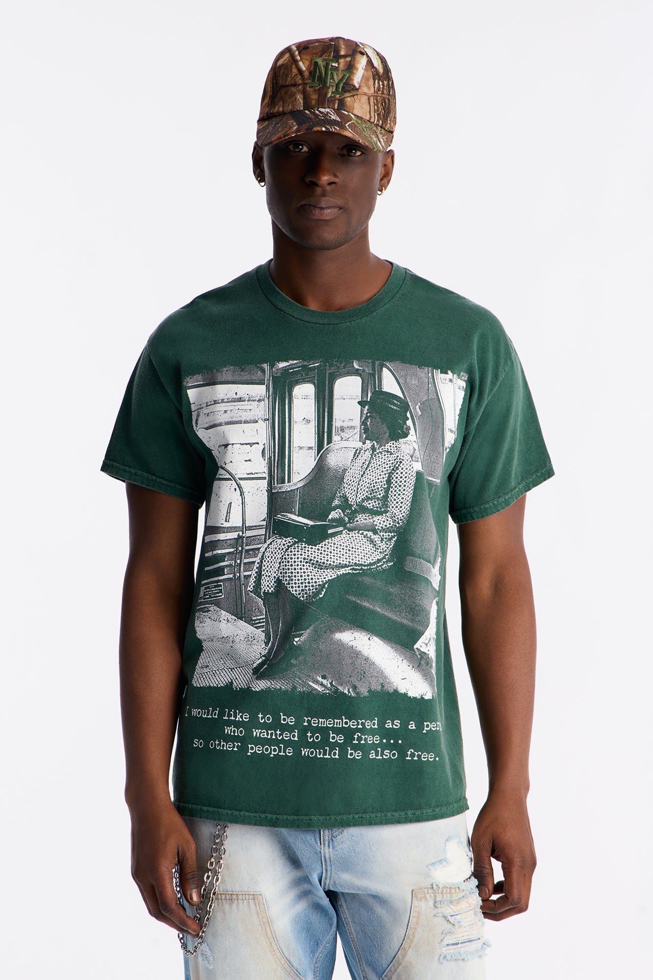 Rosa Legacy Short Sleeve Tee - Hunter Green