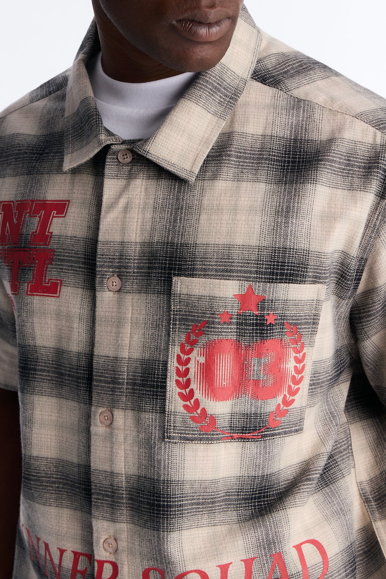 Winners Quad Button Up Shirt - Black