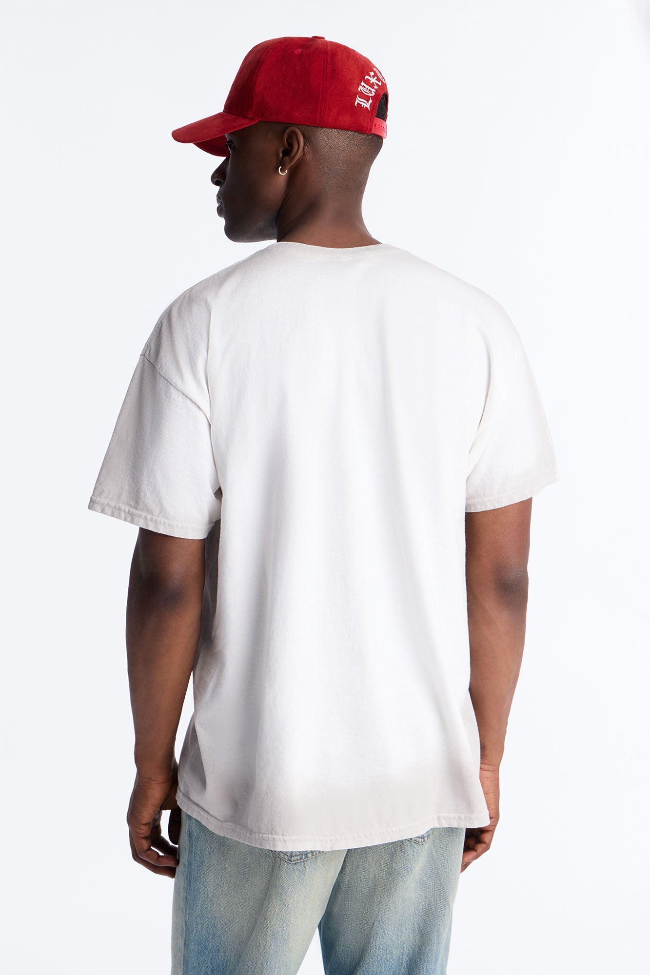 Divine Chaos Oversized Short Sleeve Tee - White