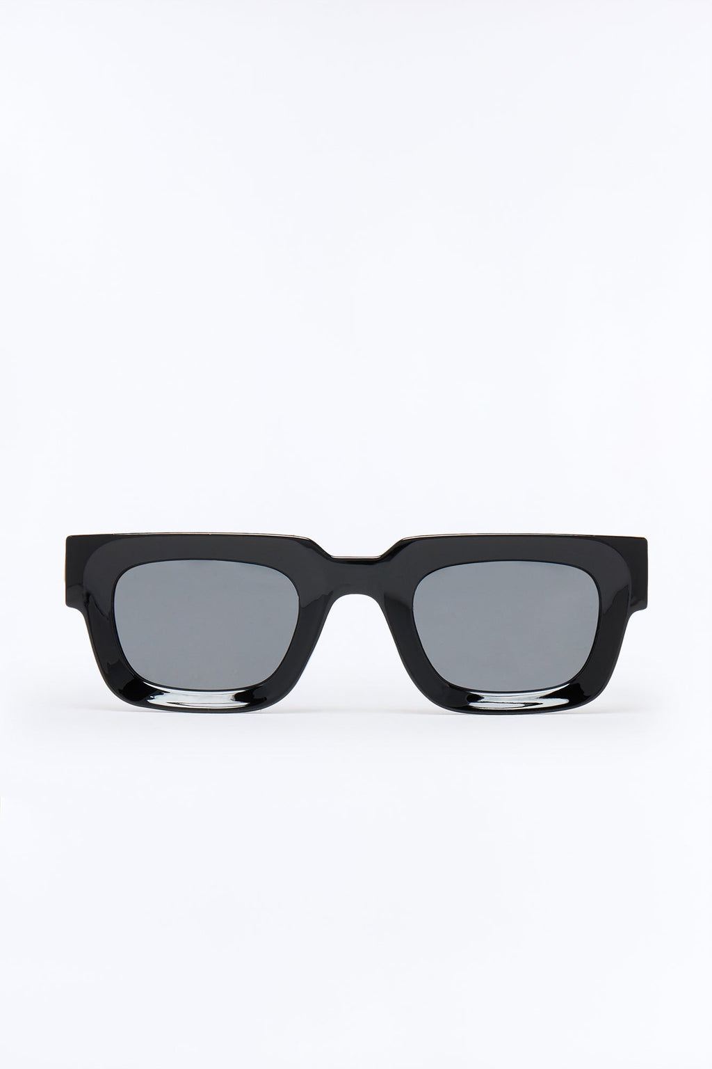Upper Class Square Sunglasses - Black/Silver