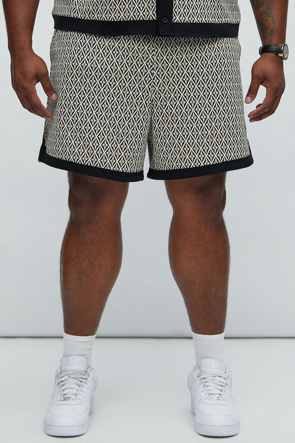 Rushmore Knit Warmup Shorts - Black/combo