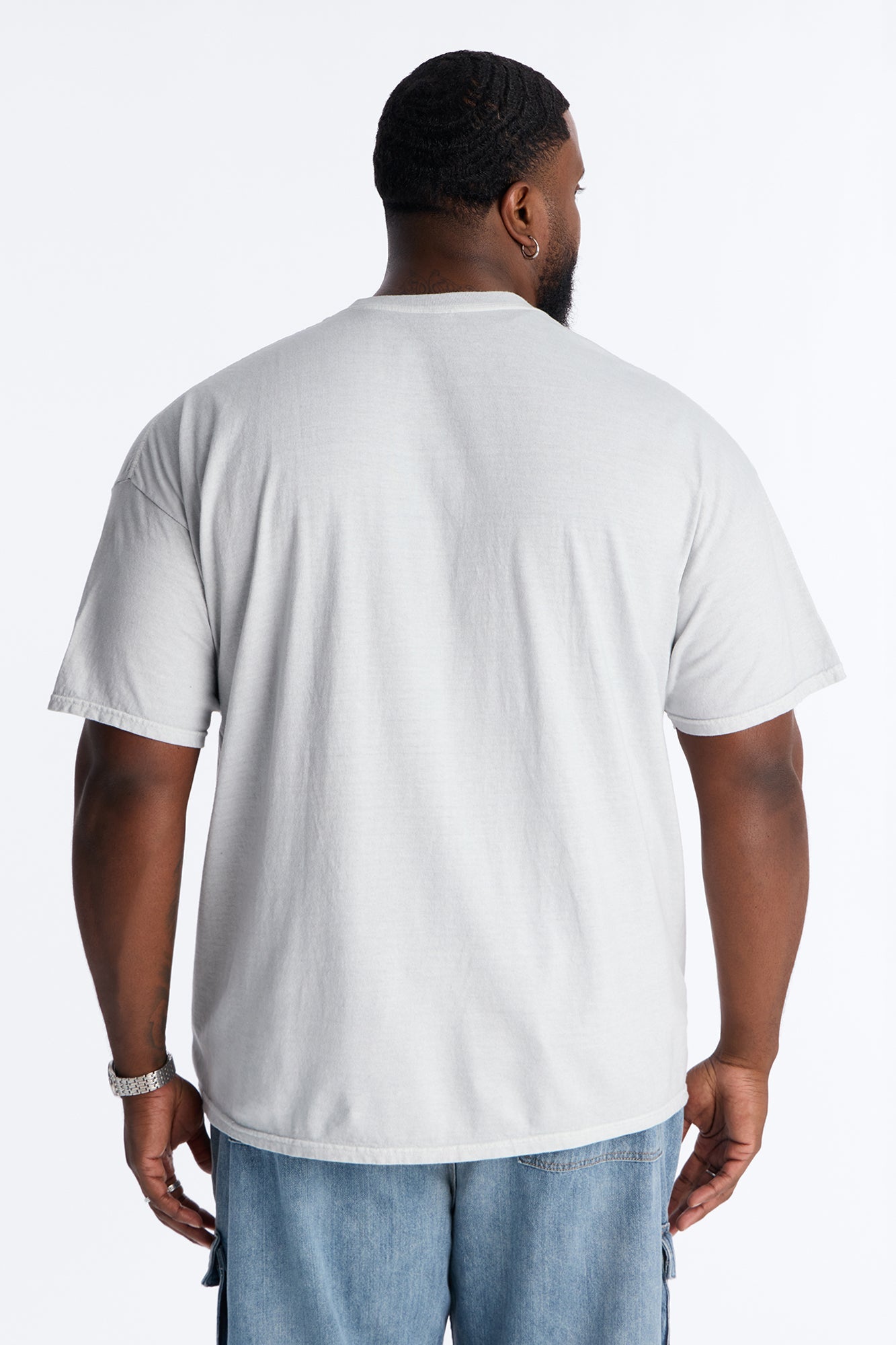 The King 1964 Puff Print Short Sleeve Tee - Grey