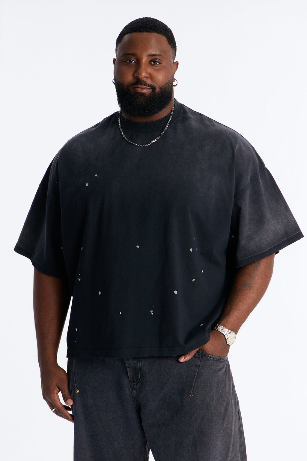 Boxy Studio Tee - Black