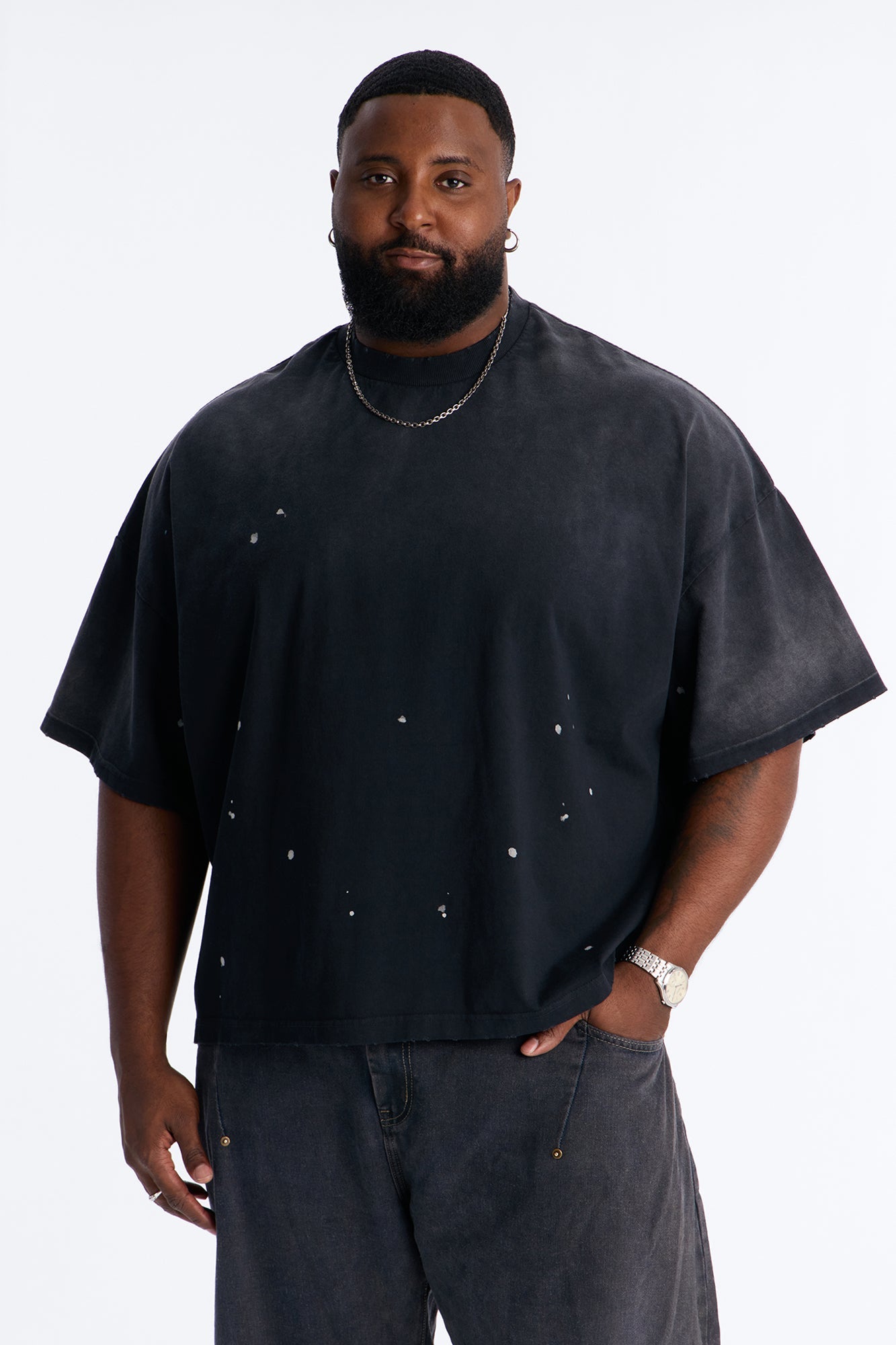 Boxy Studio Tee - Black