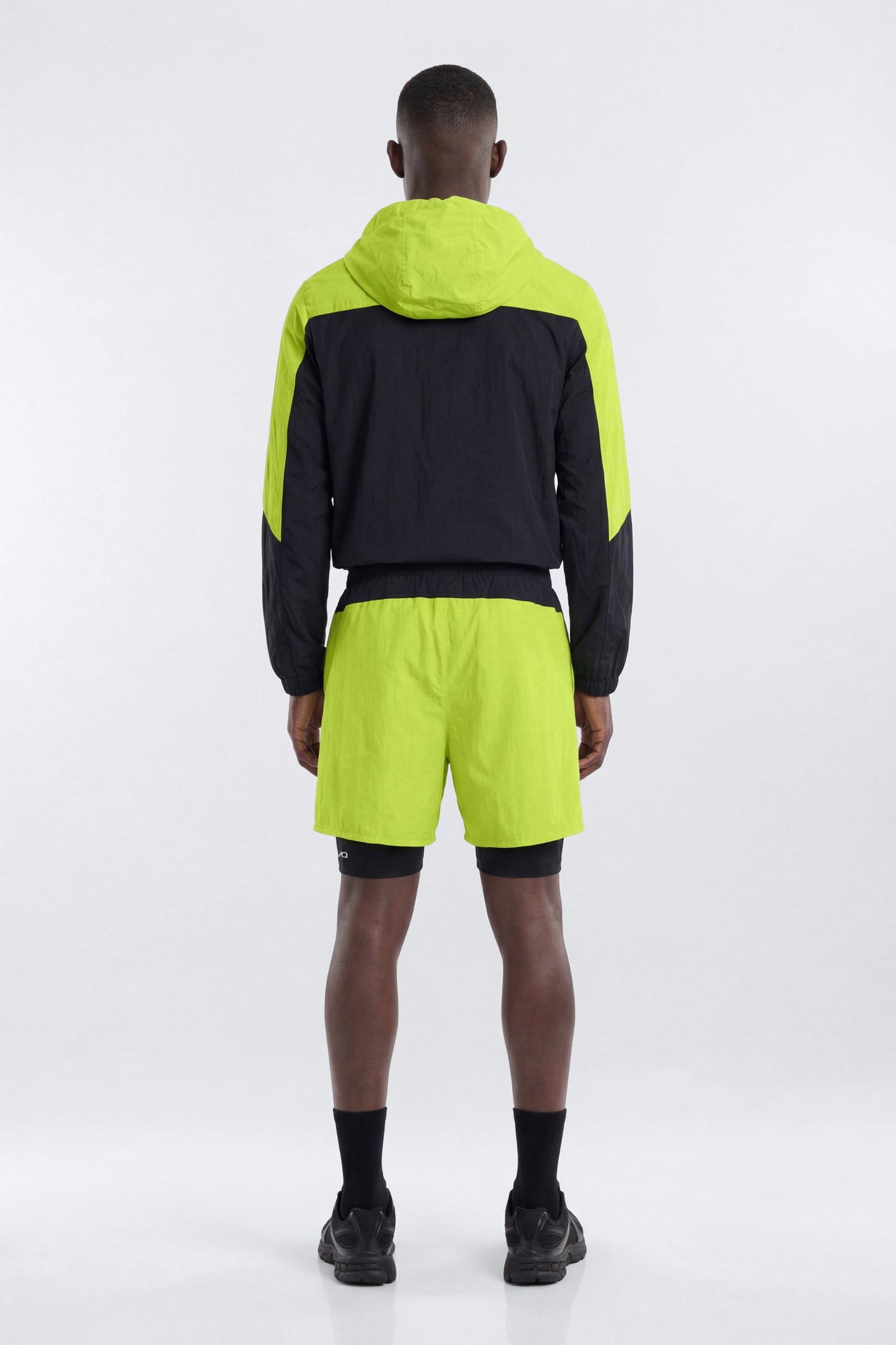 ProRipStop 7″ Built In Compression Shorts - Neon Yellow