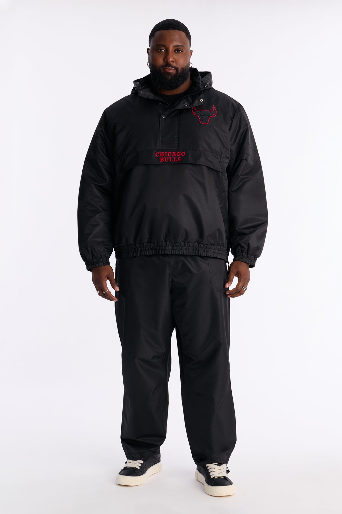 Bulls Black Out Jacket - Black
