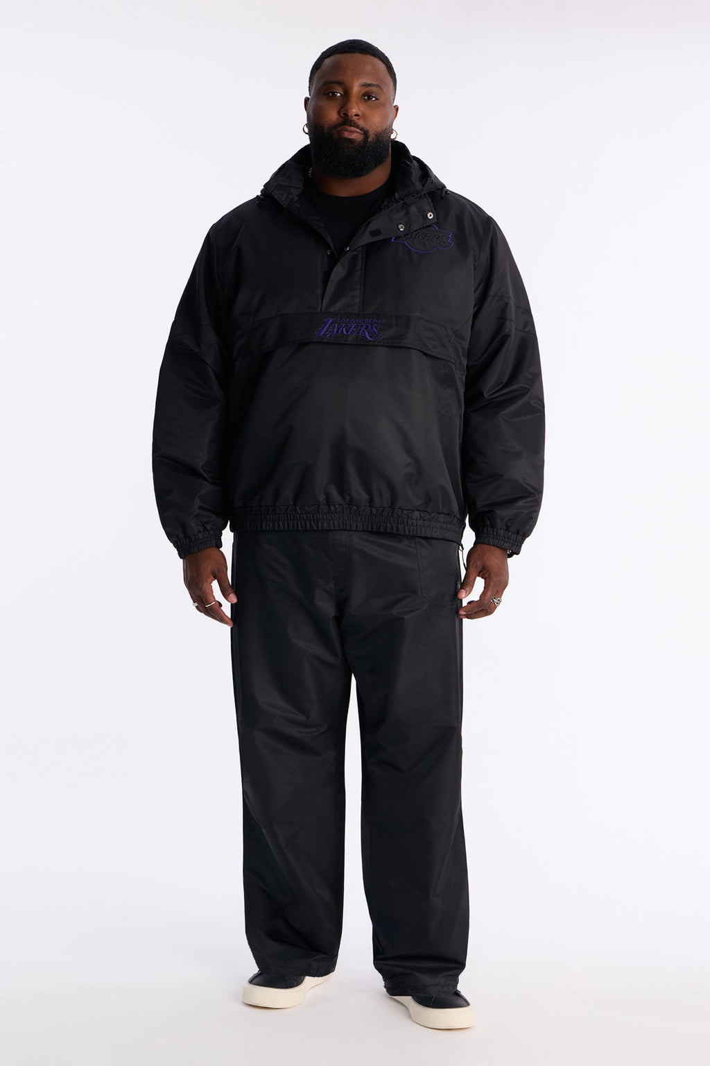 Lakers Black Out Pant - Black