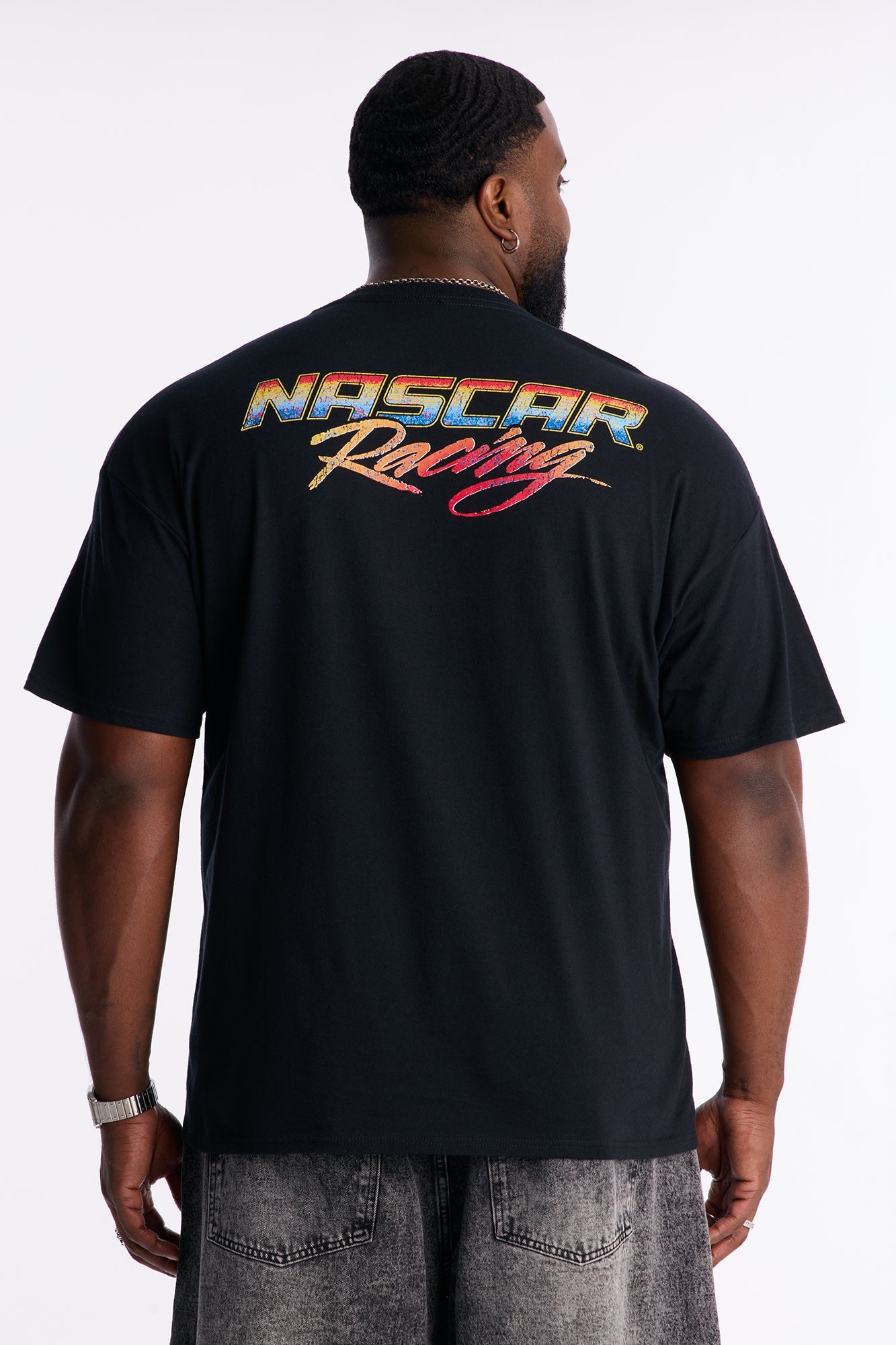 Nascar Vintage Racing Short Sleeve Tee - Black