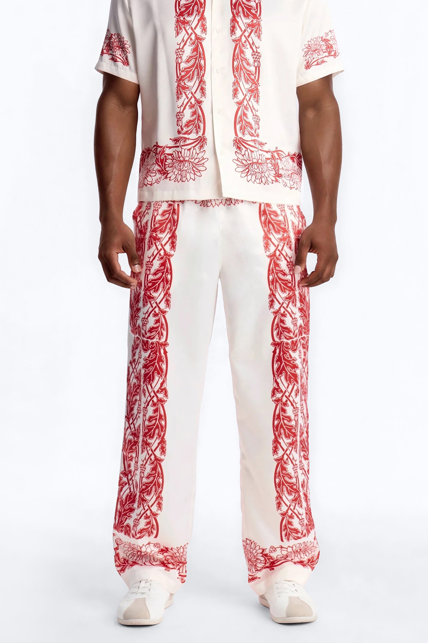 KOS Straight Pants - White