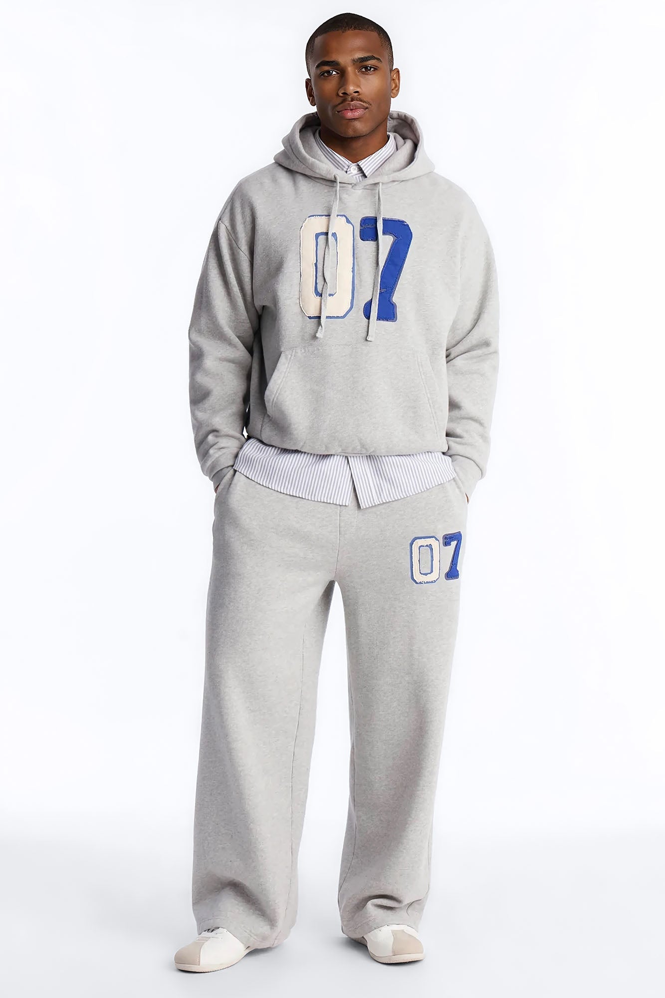 Mellow Patch Sweatpants - Heather Grey