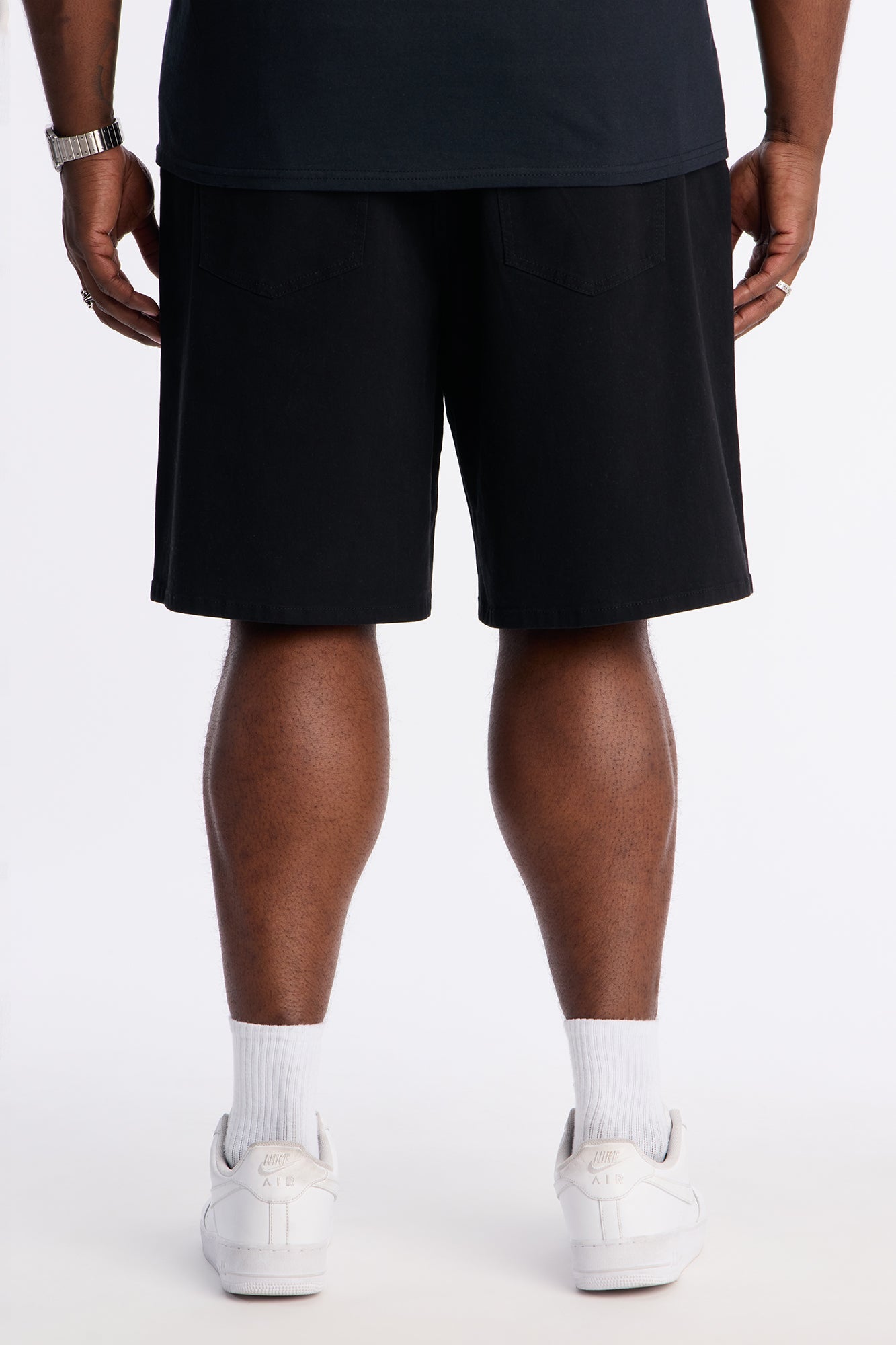 Relaxed Moonflare Denim Short - Black