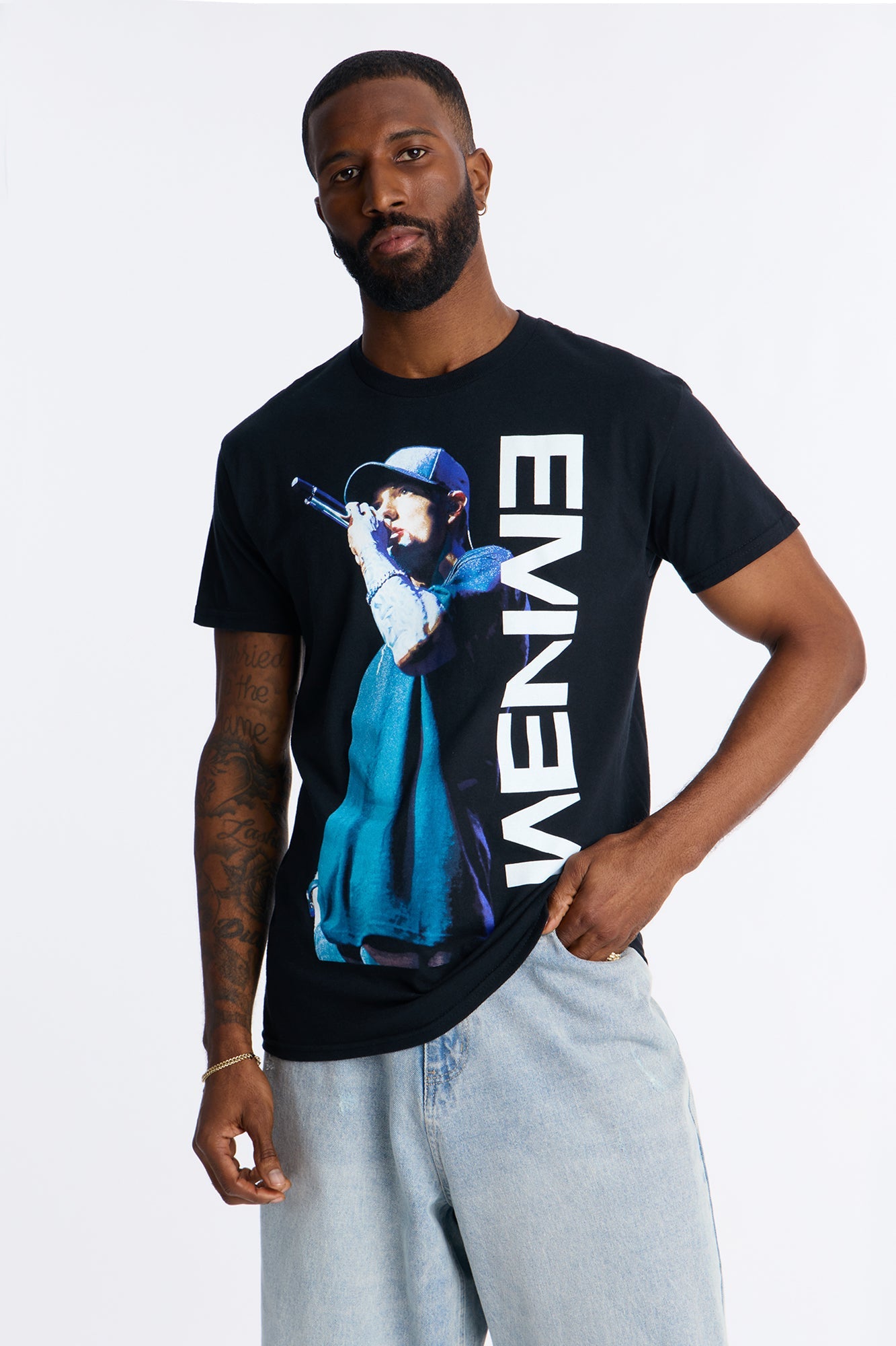 Eminem My Name Is Short Sleeve Tee - Black