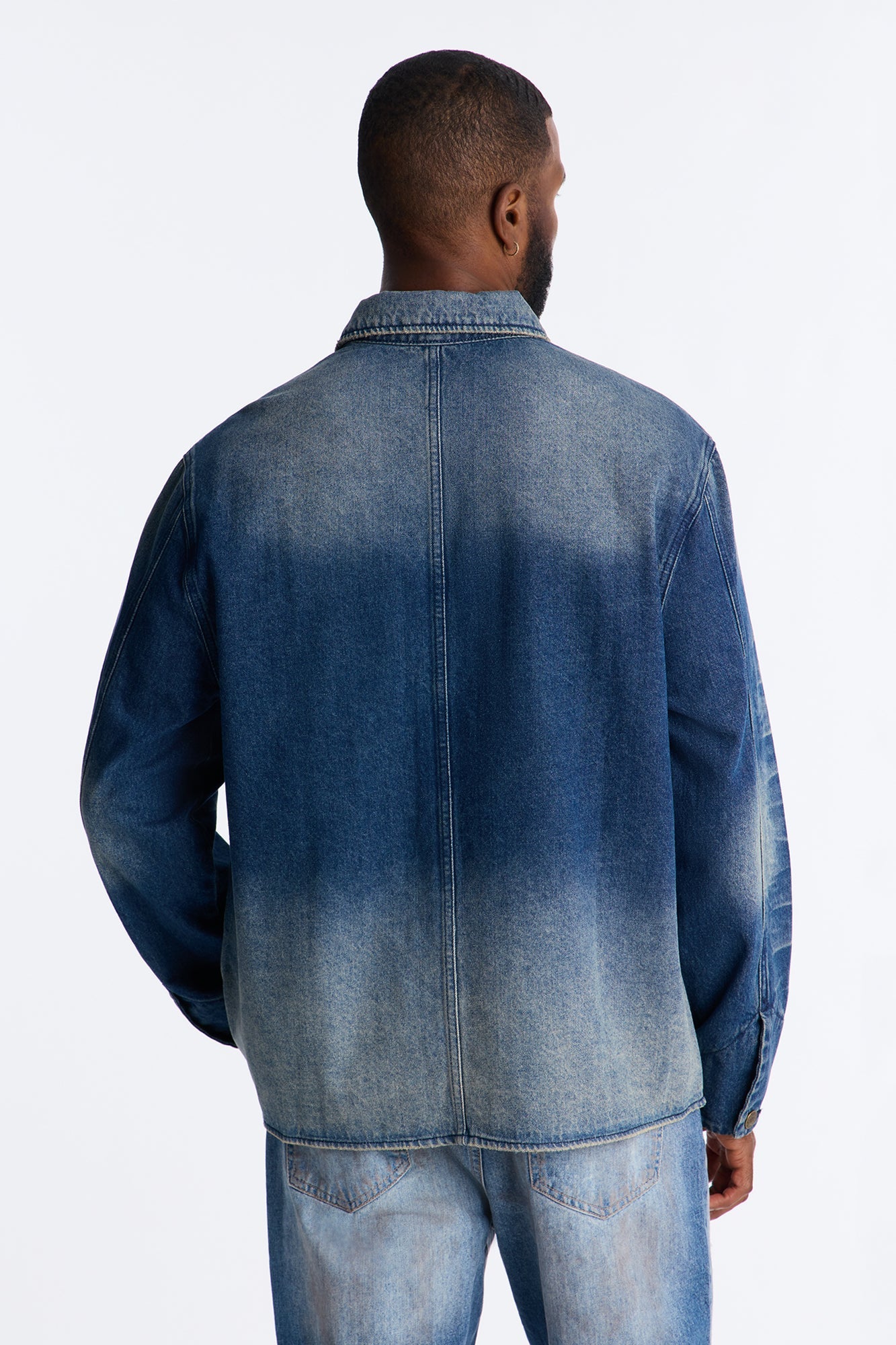 Utility Street Ops Denim Jacket - Dark Wash