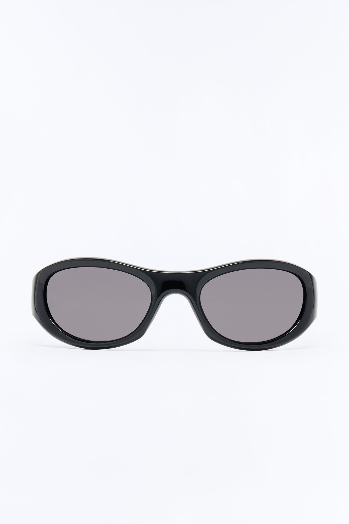 Barcelona Oval Sunglasses - Black