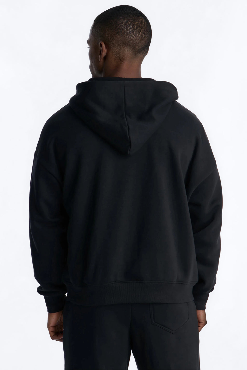 Dime Rhinestone Pearl Oversized Hoodie - Black