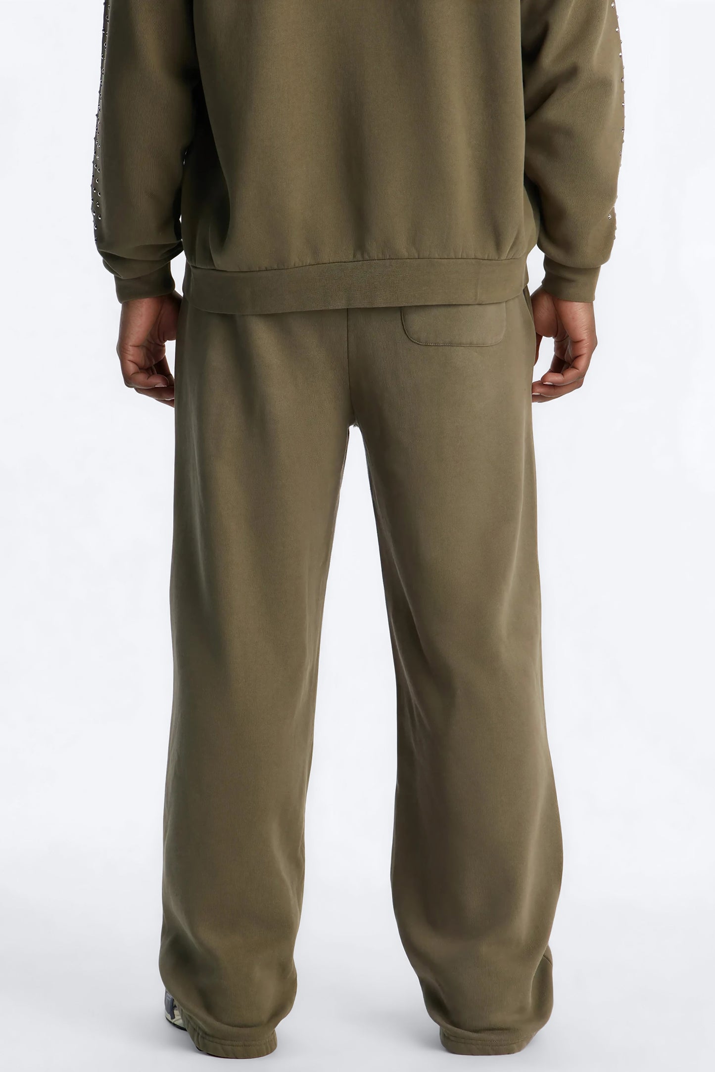 Tribal Rhinestone Sweatpants - Olive