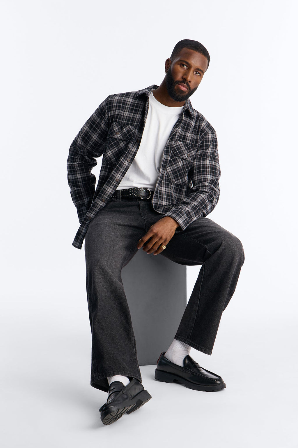 Dickies Flannel Work Shirt - Black