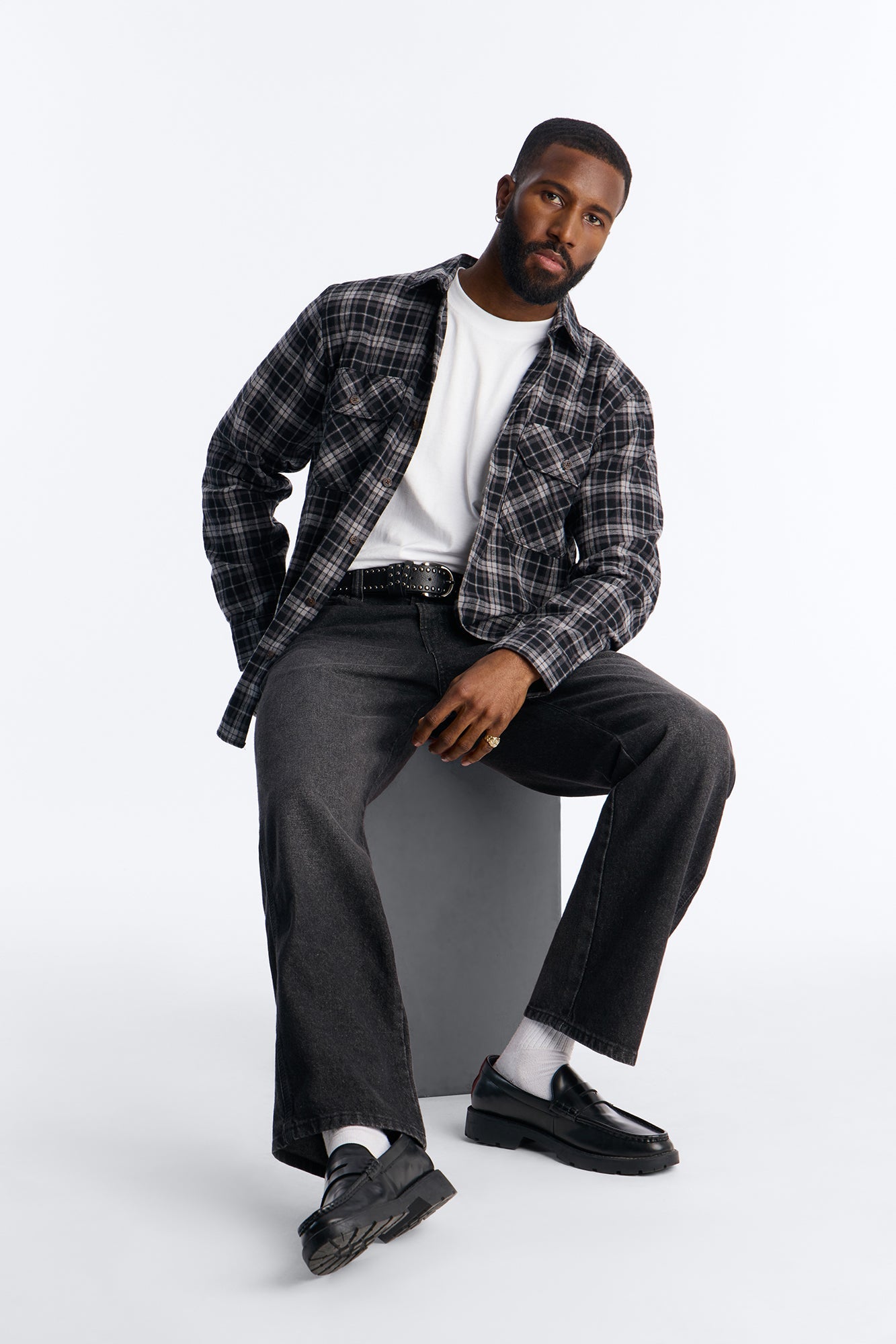 Dickies Flannel Work Shirt - Black