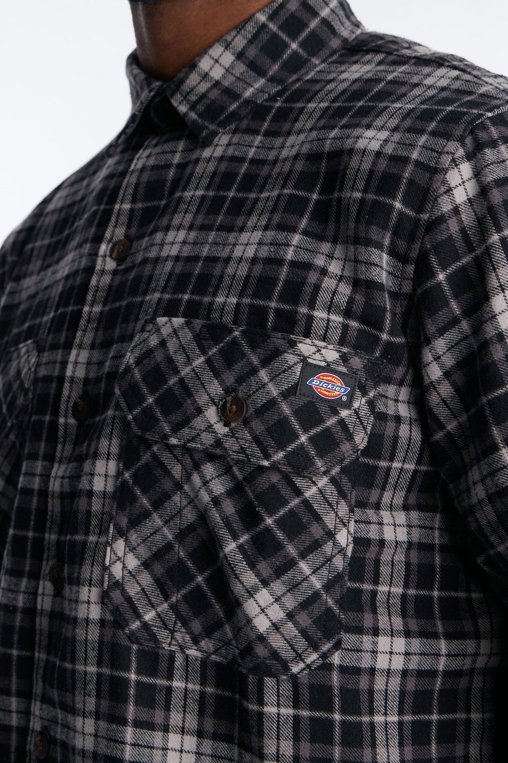 Dickies Flannel Work Shirt - Black