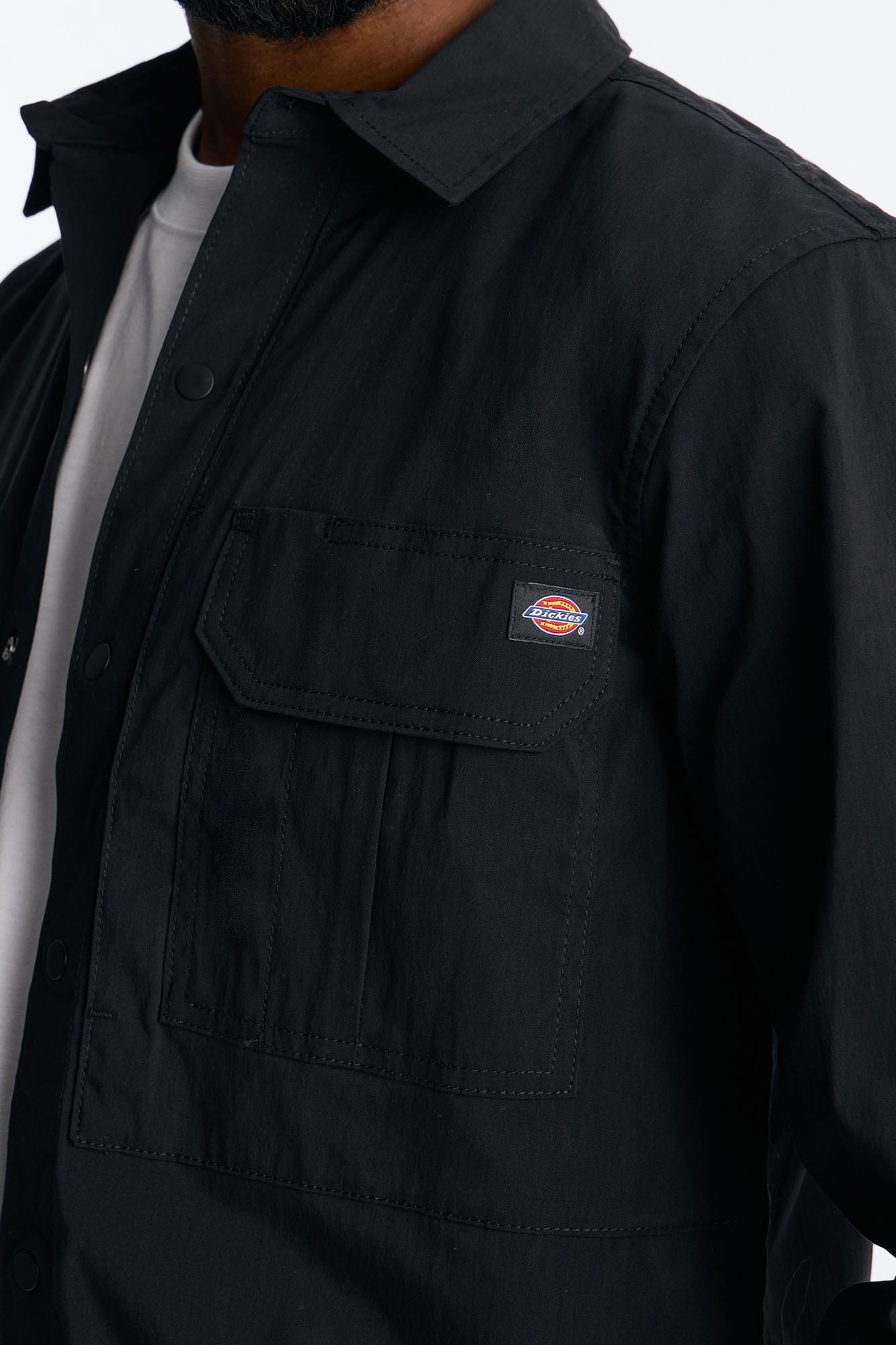 Dickies Utility Long Sleeve Work Shirt - Black