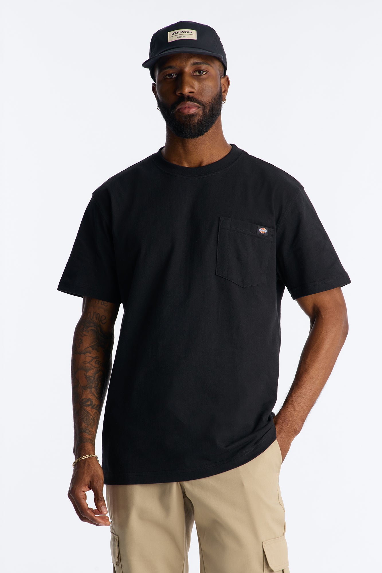 Dickies Heavyweight Short Sleeve Pocket Tee - Black