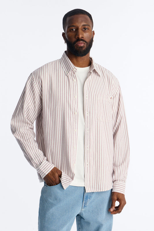 Dickies Gallatin Long Sleeve Shirt - White