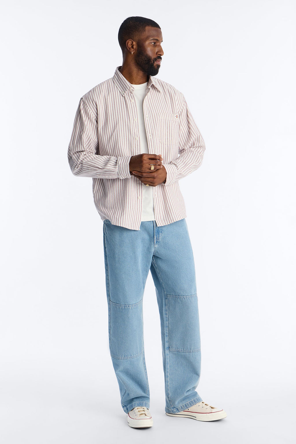Dickies Loose Fit Double Knee Jean - Light Blue Wash