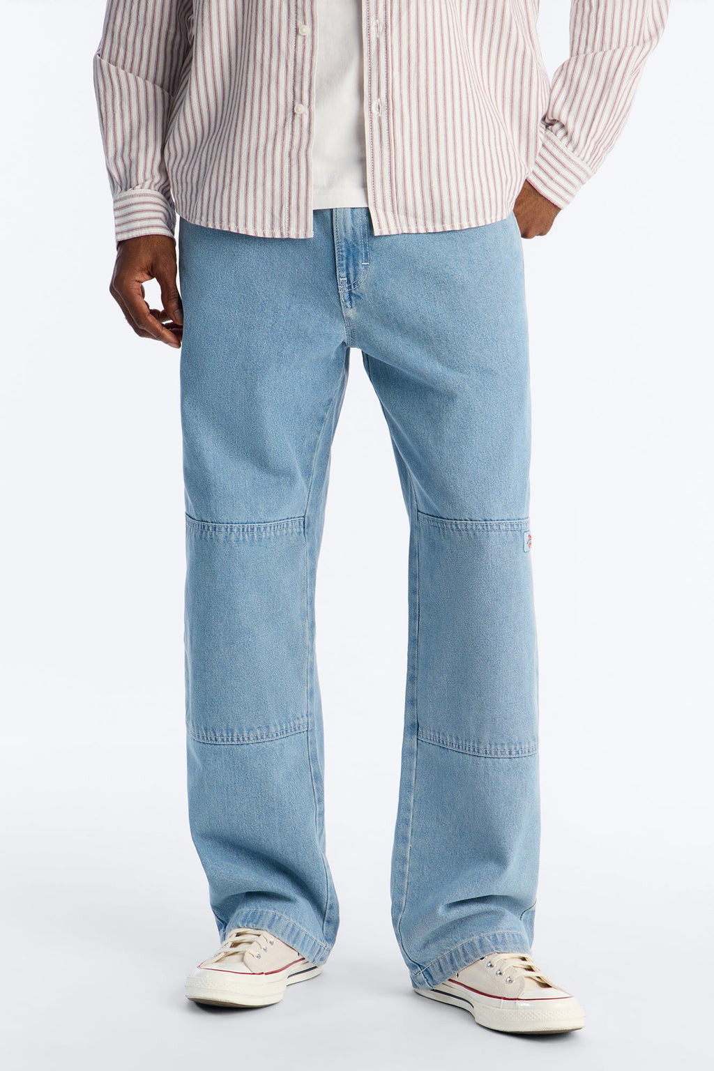 Dickies Loose Fit Double Knee Jean - Light Blue Wash
