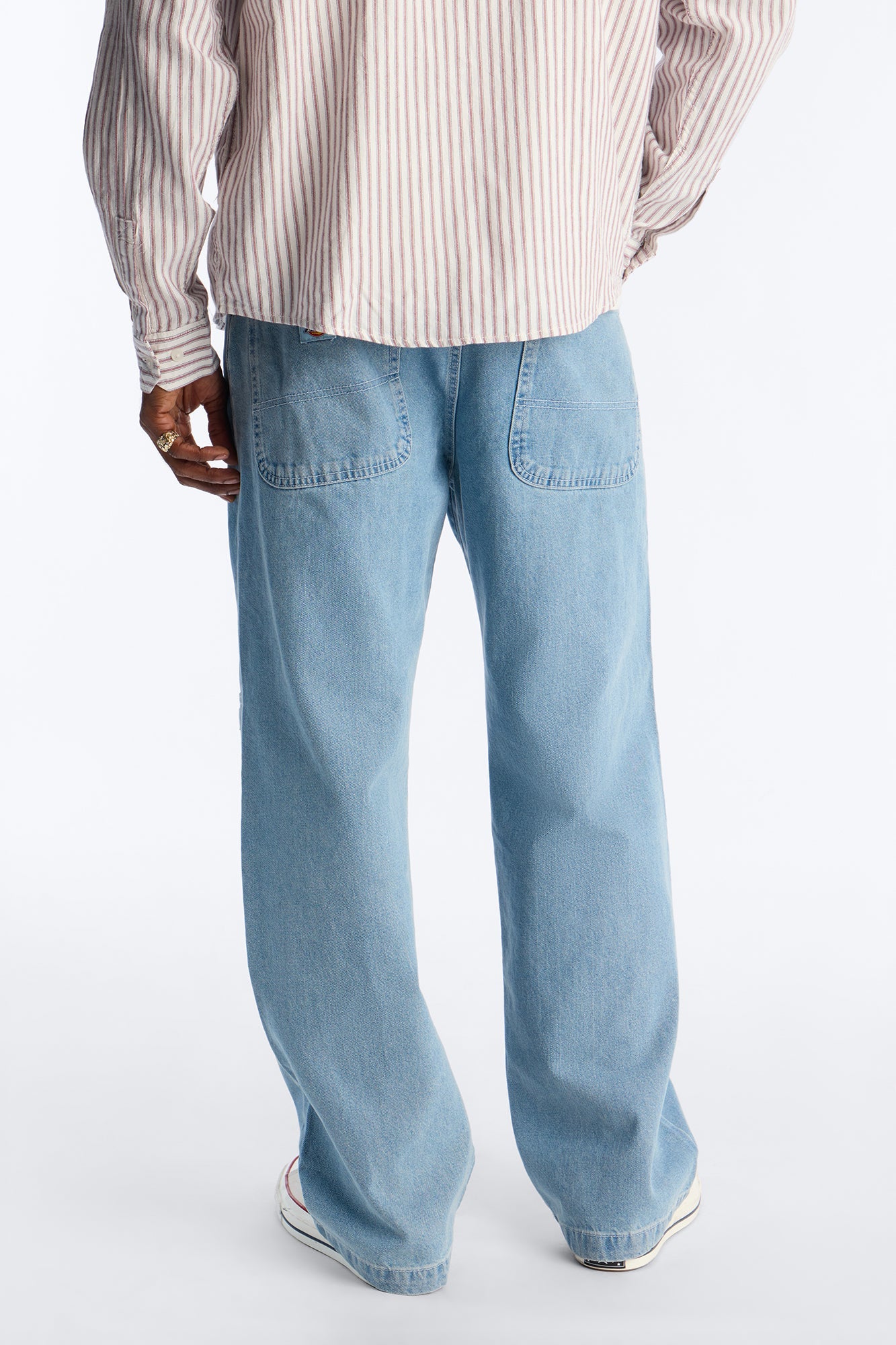 Dickies Loose Fit Double Knee Jean - Light Blue Wash
