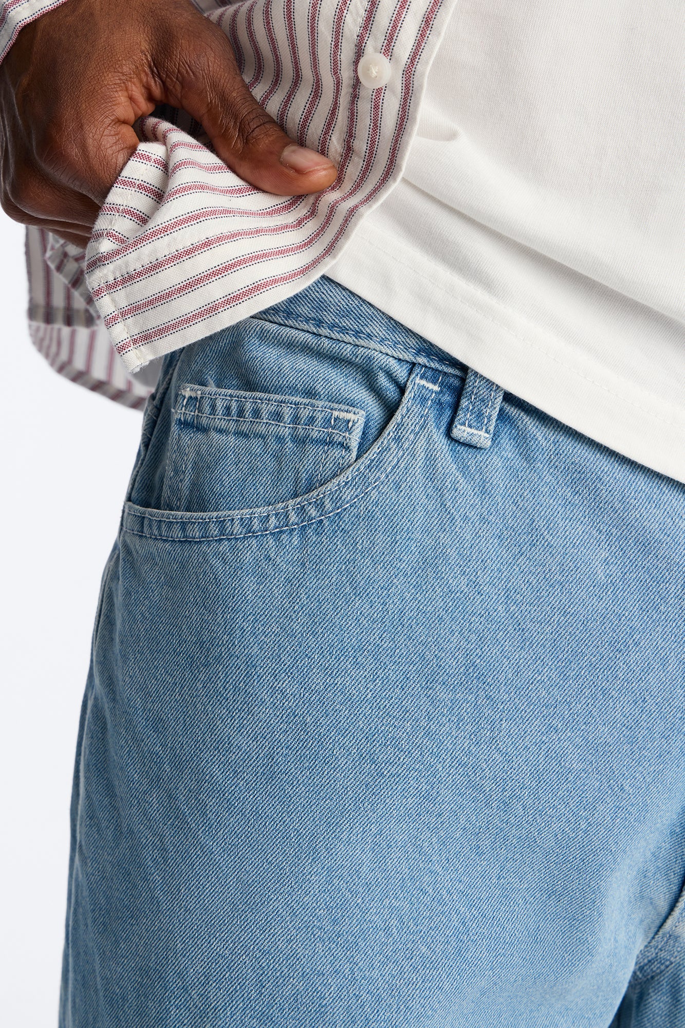 Dickies Loose Fit Double Knee Jean - Light Blue Wash
