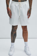 Santiago Relaxed Shorts - White