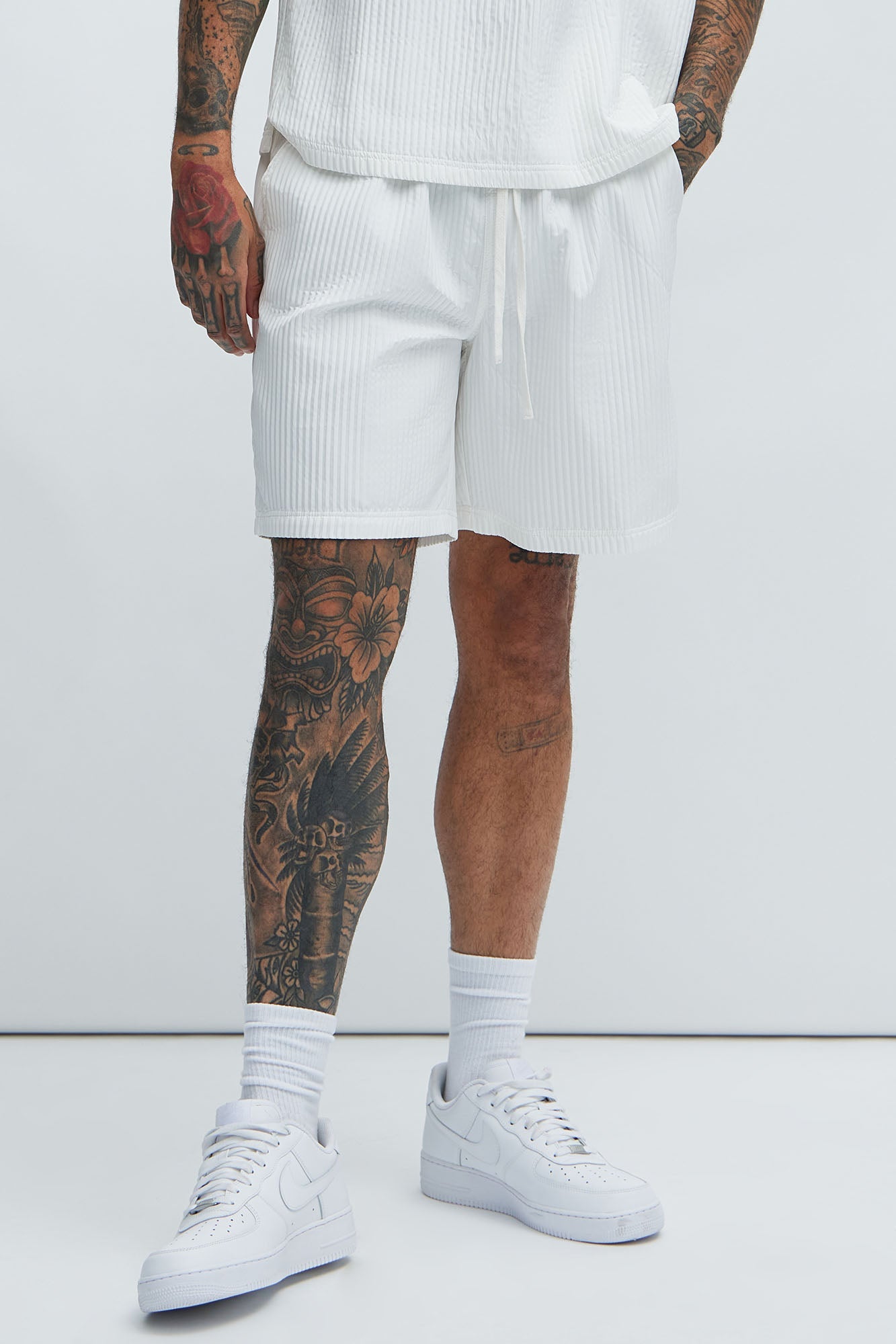 Santiago Relaxed Shorts - White