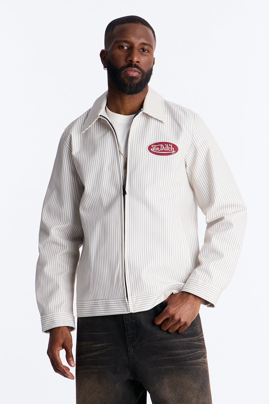 Von Dutch Mechanic Jacket - Beige