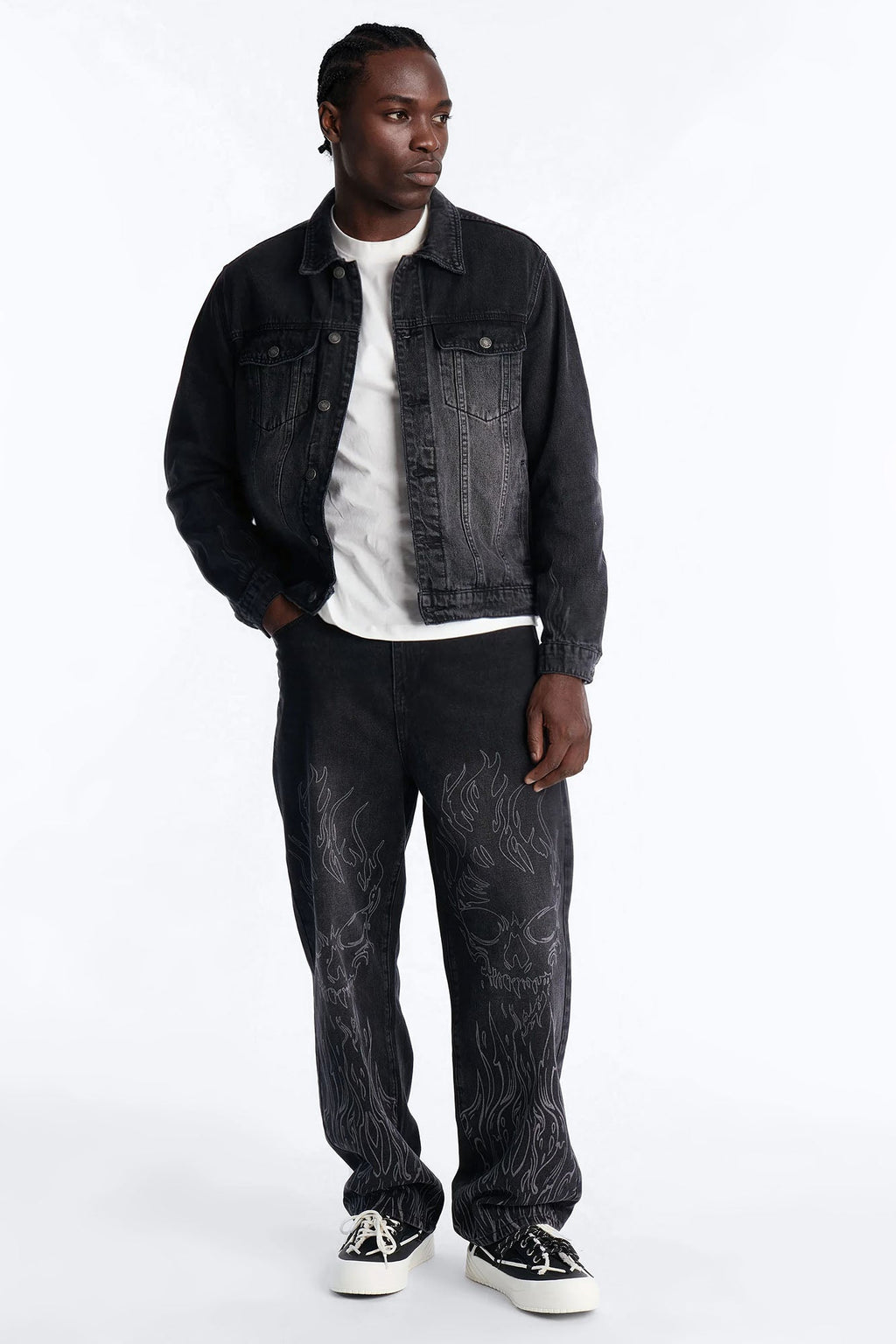 Baggy Hellfire Jean Denim - Black Wash