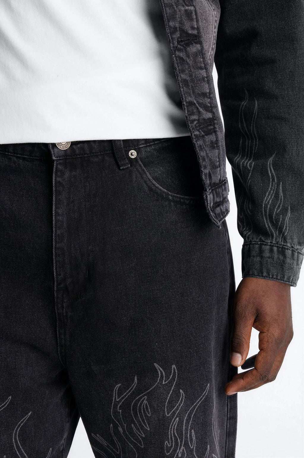 Baggy Hellfire Jean Denim - Black Wash
