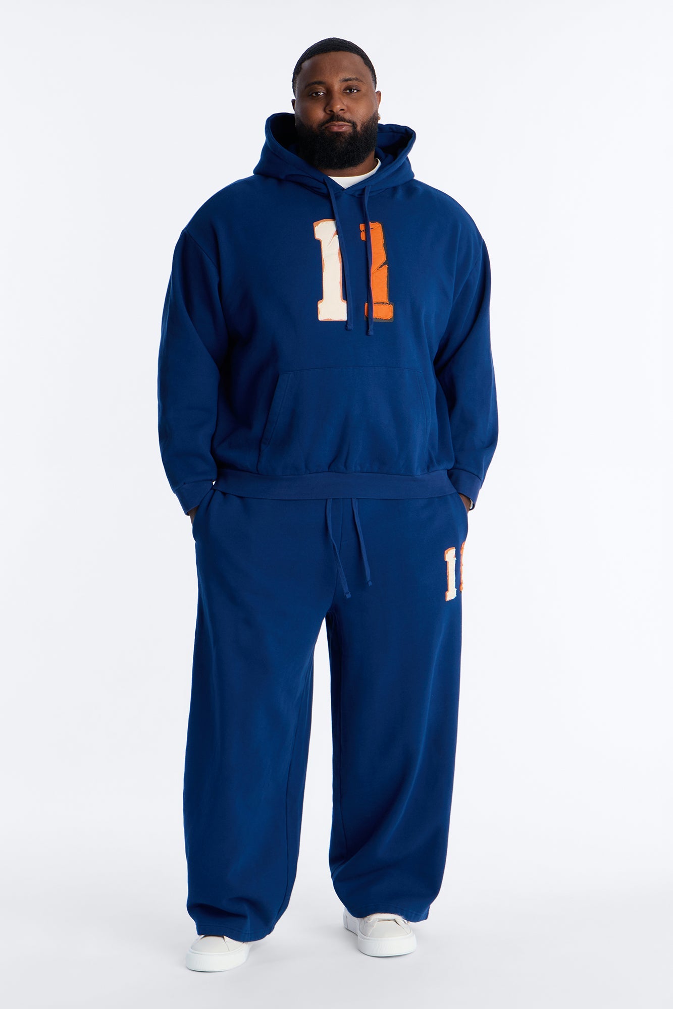 Broadway Patch Hoodie - Navy