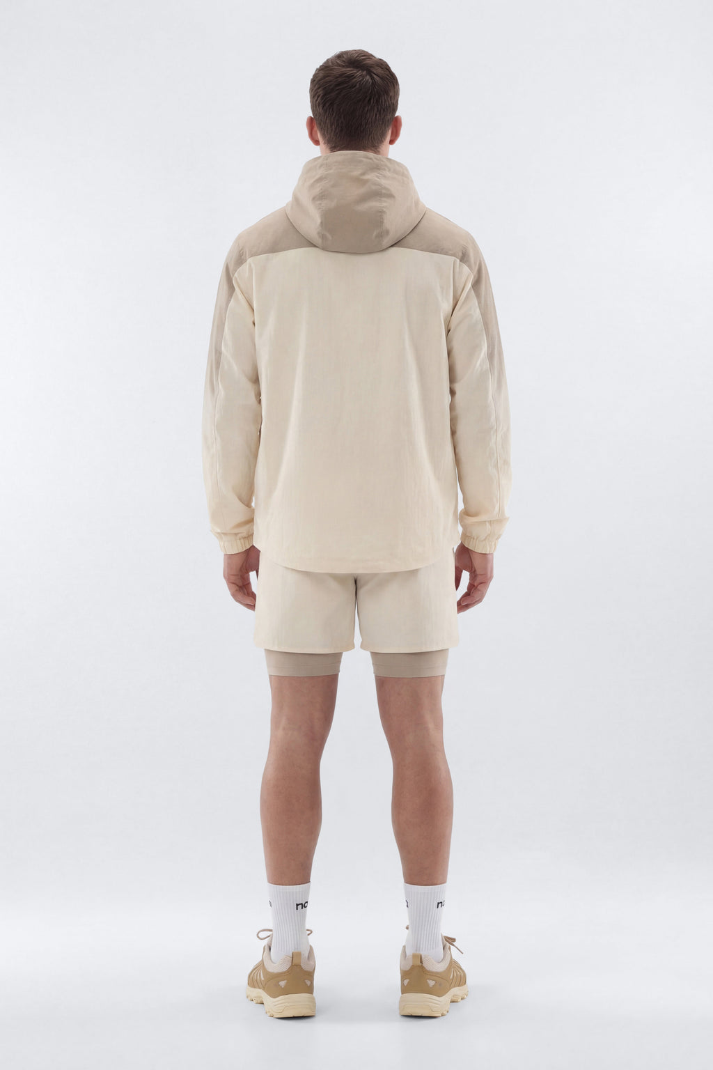 ProRipStop 7″ Built In Compression Shorts - Cream/combo