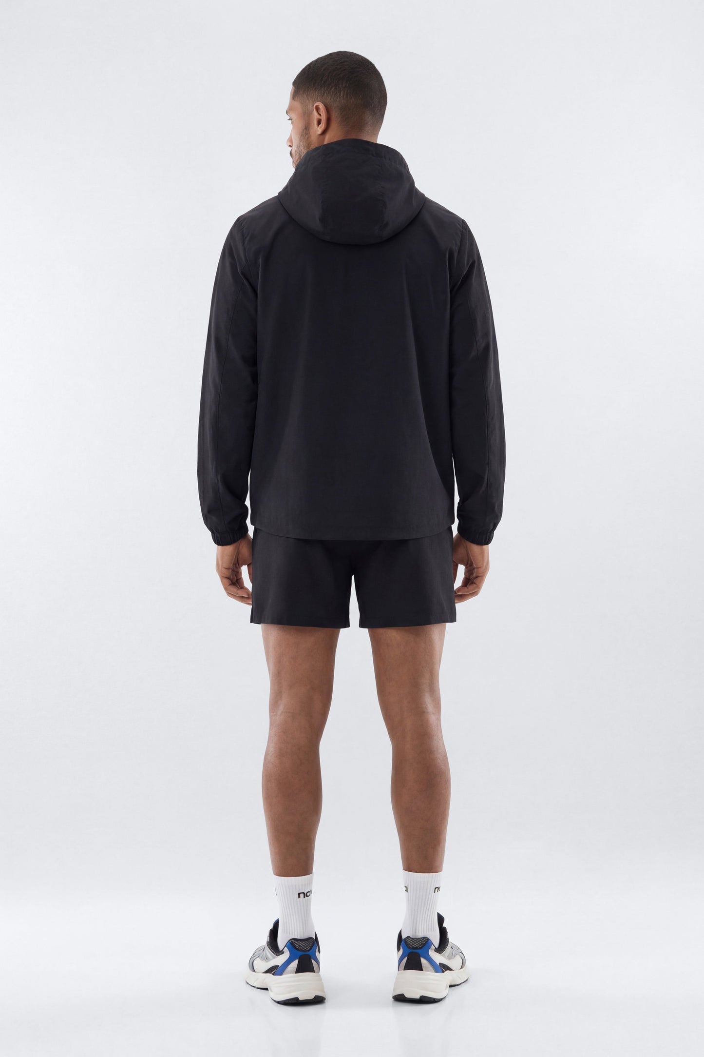 CoreNylon Hooded Full Zip Jacket - Black