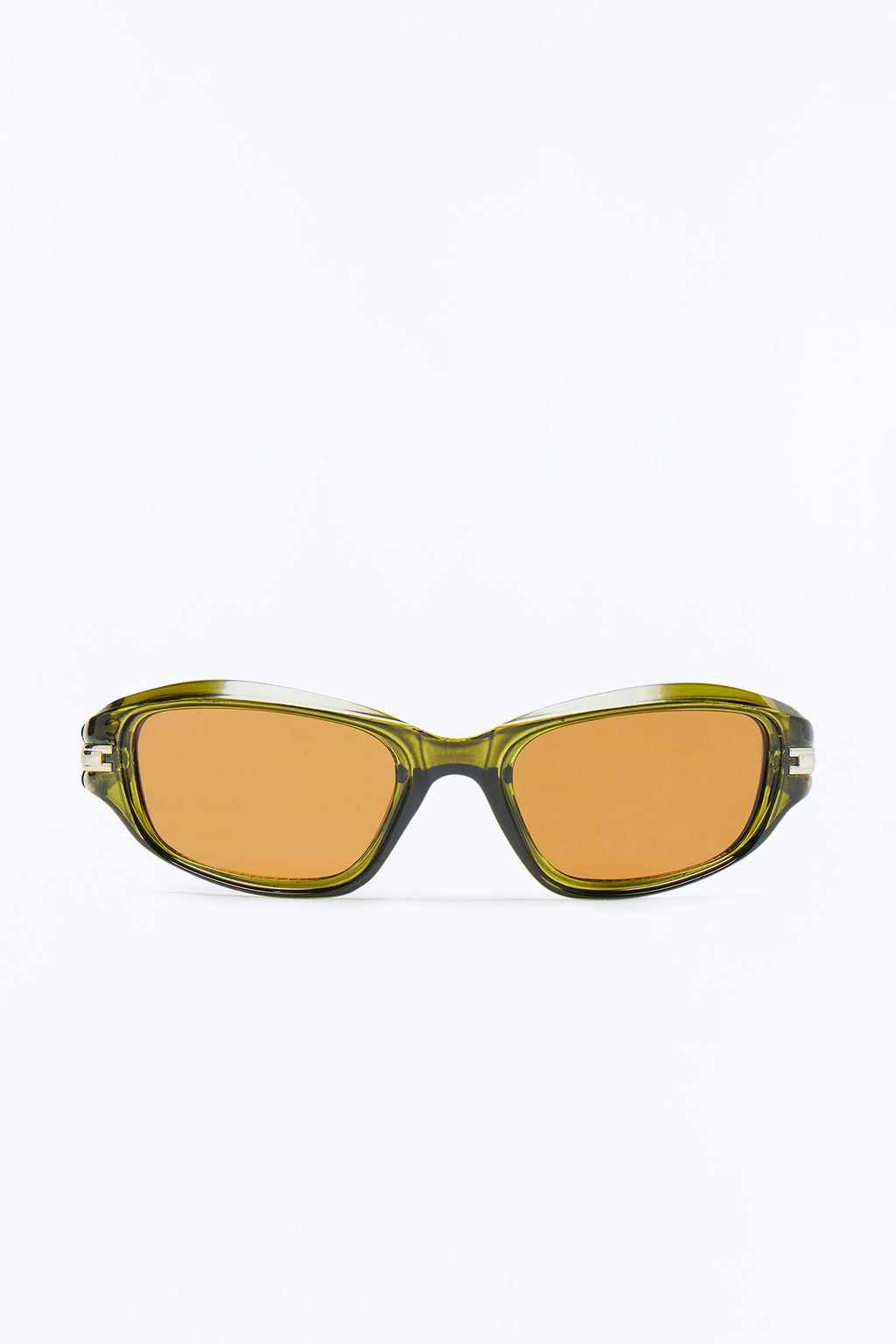 Acid Glow Flux Sunglasses - Olive