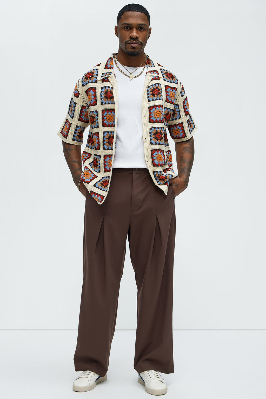 Nolan Textured Shirt - Multi Color