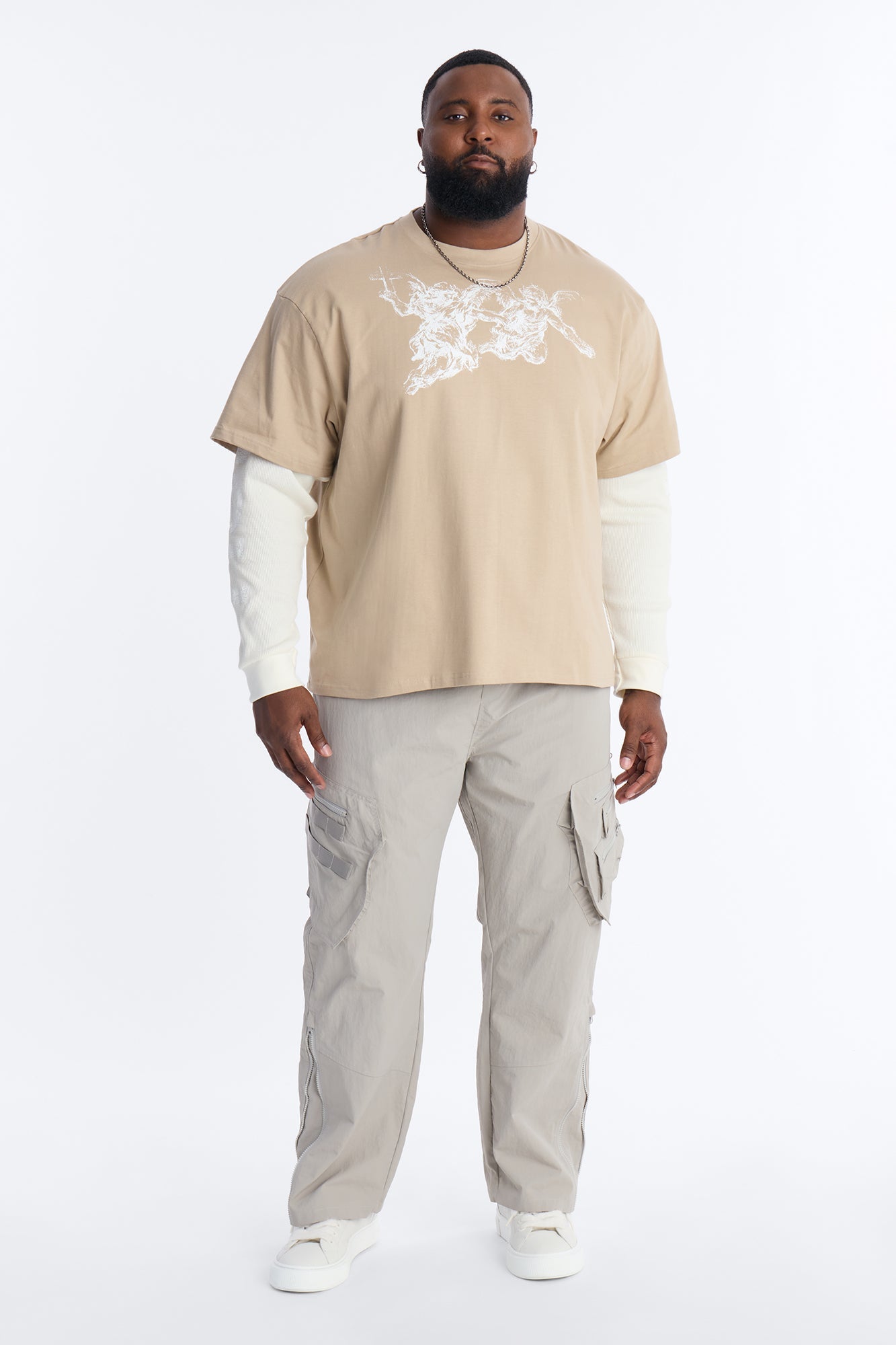 Slim Cipher Ascend Cargo Pant - Grey
