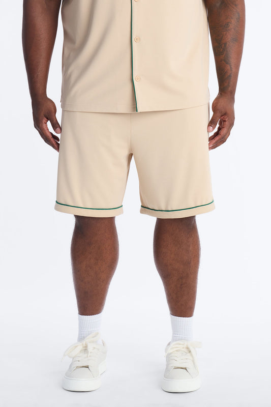 Relaxed Noir Shorts - Cream