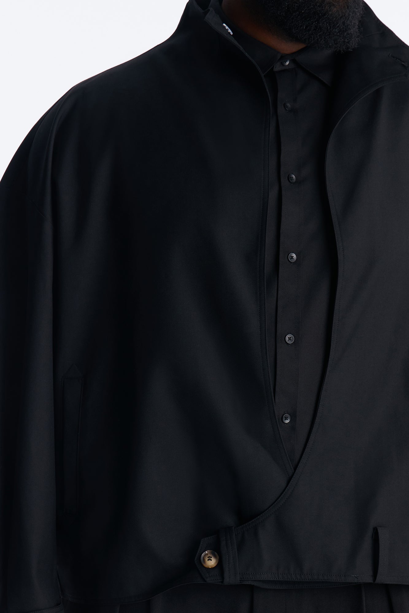 Relaxed Luxe Flow Blazer - Black