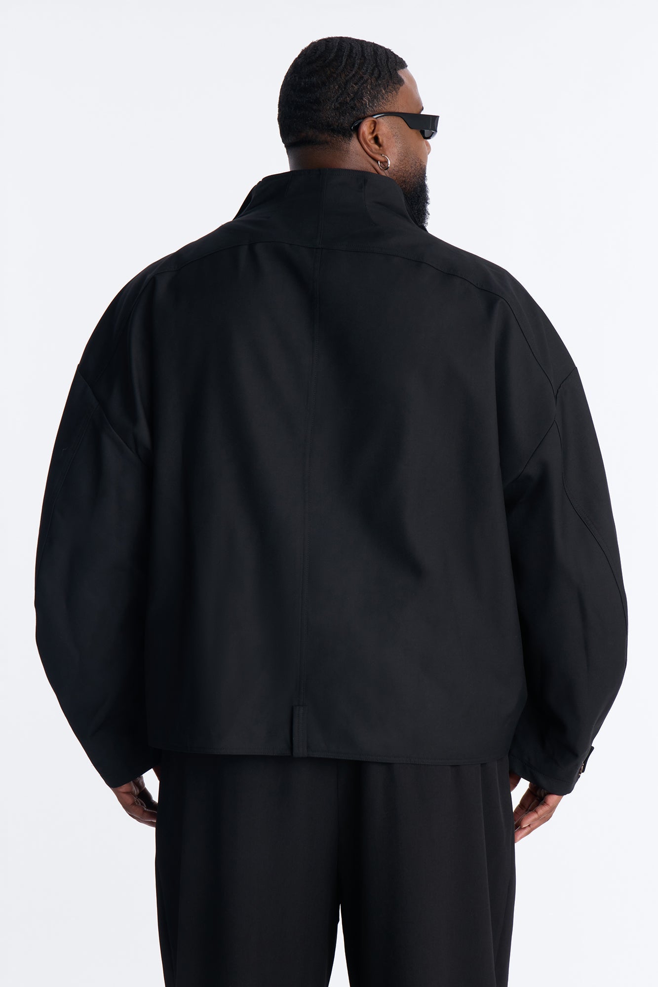 Relaxed Luxe Flow Blazer - Black