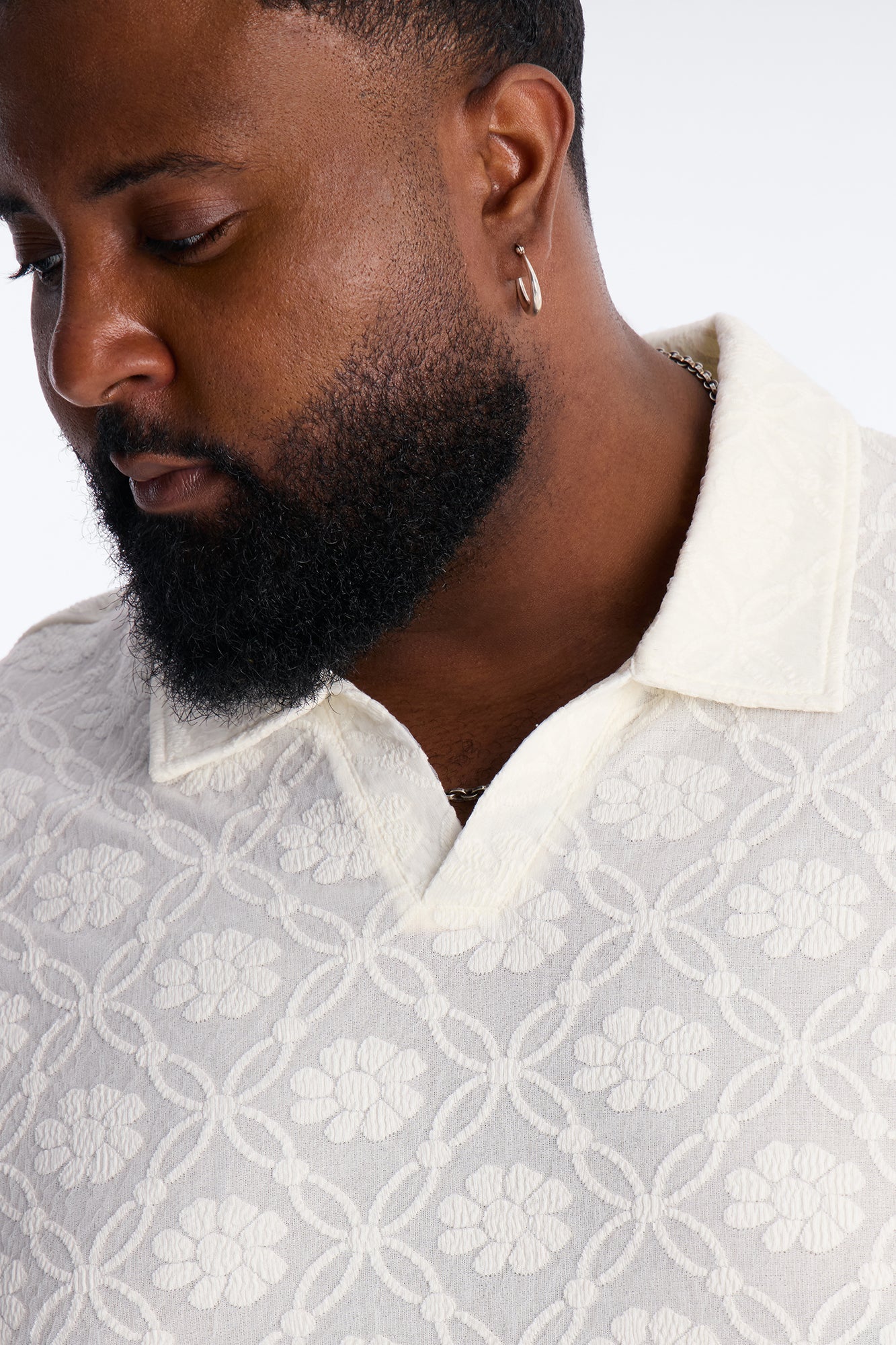 Festival Era Johnny Collar Shirt - Off White