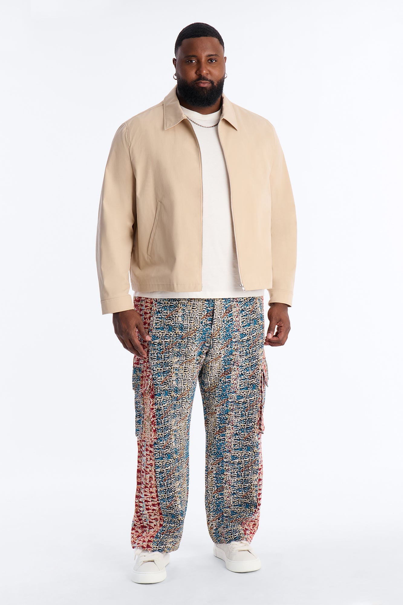 Baggy Nomadic Tapestry Cargo Pant - Multi Color