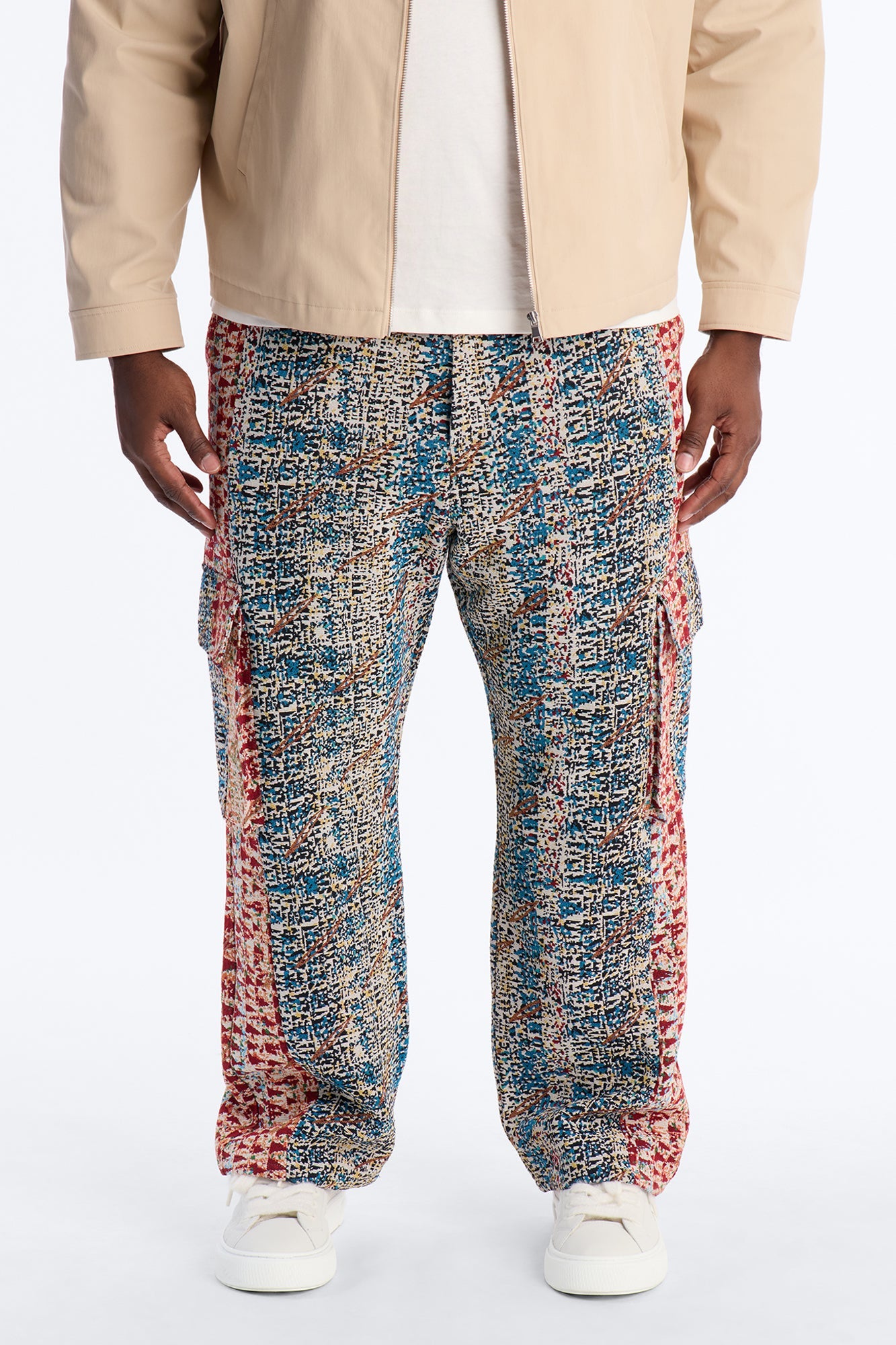 Baggy Nomadic Tapestry Cargo Pant - Multi Color