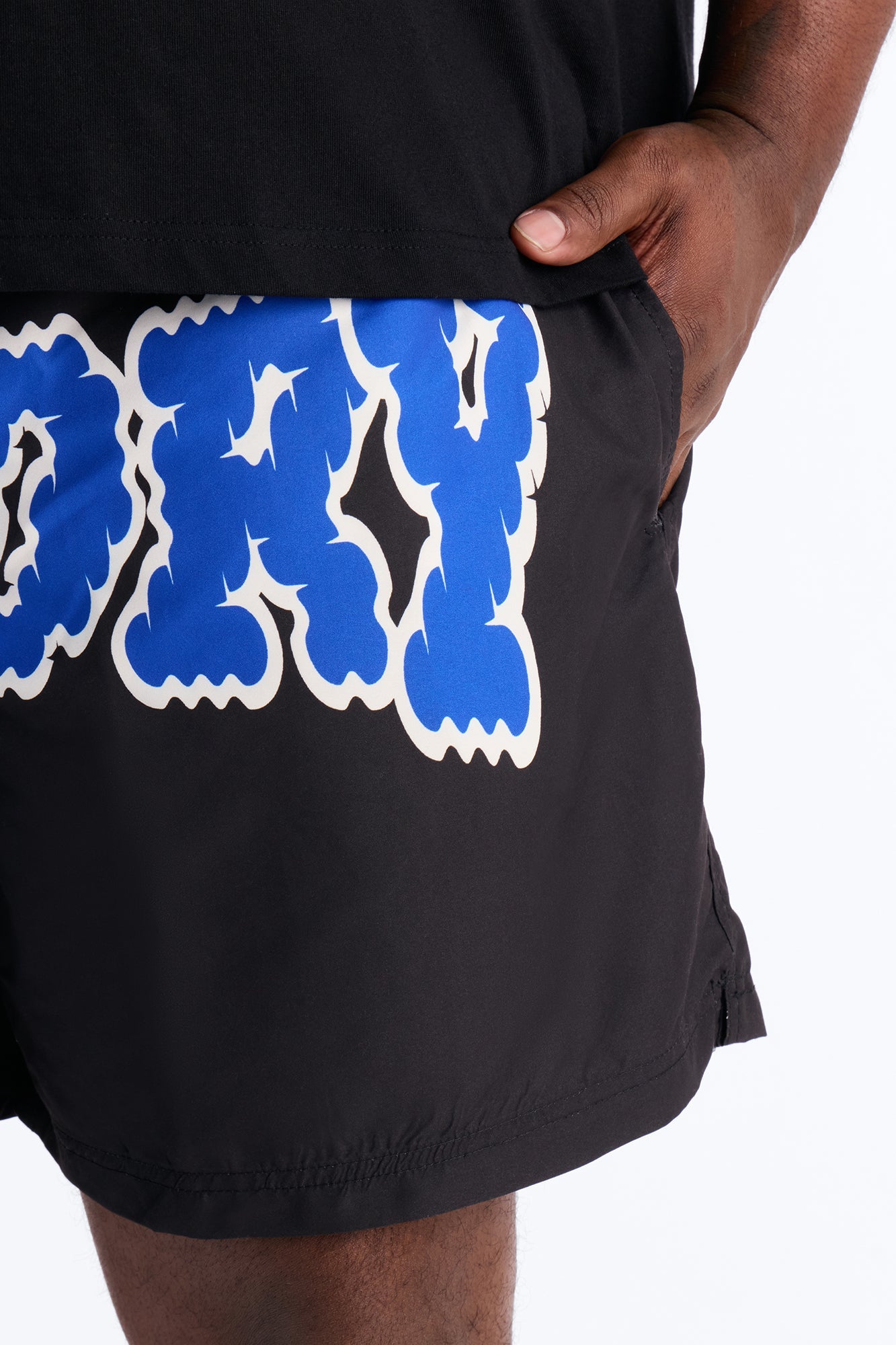 Victory Swim Trunk 7″ - Black/Blue