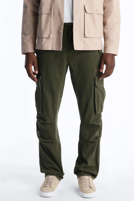 Straight Carter Point Utility Pant - Olive